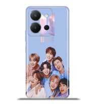 Vivo Y36 Kapak HD Renkli Dizayn Silikon Kılıf - BTS Kpop
