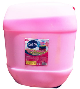 Cesta Klasik Çamaşır Yumuşatıcısı 30 Litre . Soft Floral (Pembe) İpeksi Dokunuş