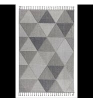 Hoom Rugs Bukle 1401 Gri İskandinav Halı (Bej)