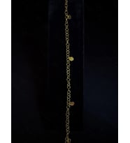 Gold Zincirli Çelik Halhal  Mutluluk Serisi (Altın)