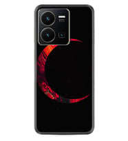 Vivo Y35 Kılıf Silikon Desen Özel Seri Red Moons 1747