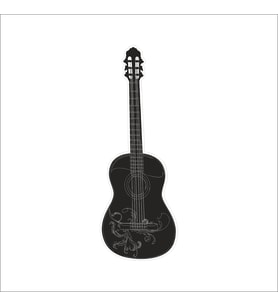 GİTAR FOLYO STİCKER 20cm uzunluk (Karışık)