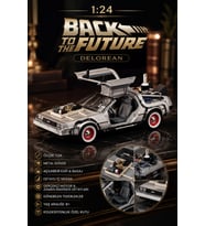 1:24 Geleceğe Dönüş (Back To The Future) DeLorean Part 3 Diecast Metal Model Araba