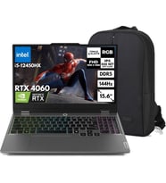 Lenovo Loq 15IAX9 83GS007XTR C43 I5-12450HX 32 GB 2 Tb RTX4060 15.6" Fhd Freedos Gaming Laptop + Çanta