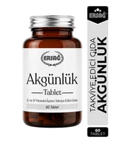 ERSAĞ Akgünlük Tablet C ve D Vitamini İçeren Takviye Edici Gıda 60 Tablet
