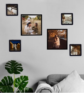 Kişiye Özel Fotoğraflı Sök-Tak 6 Adet Masaüstü Ve Duvar Çerçeve Seti