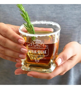 Kişiye Özel Quality İsimli Elegan Viski Bardağı