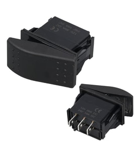 Ayt Boş Sembolsuz Araç On Off Aç Kapa Yaylı Anahtar Düğme Oto İçin 12-24 Volt Switch 3 Pinli