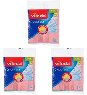 141161 Sünger Bez, Ekstra dayanıklı, Çok amaçlı, 3'lü Paket 3lü paket