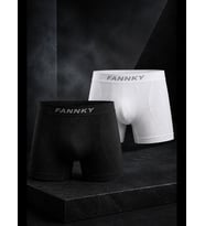 Night Erkek Rahat Esnek Seamless 2 Li Boxer