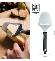 Fiskars Paslanmaz Çelik Bıçaklı Peynir Dilimleyici, Plastik/Paslanmaz Çelik, Uzunluk: 21,5 Cm, Essen