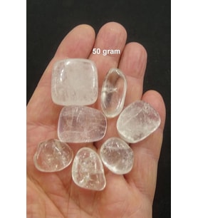Doğal Kristal Kuvars Tamburlu Parçalar-50 Gram-115K