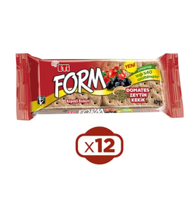 Eti Form Domatesli Zeytinli ve Kekikli Bisküvi 40 G x 12 Adet
