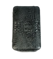 Cohiba Çakmak Kesici Kılıflı Siyah Deri Puro Taşıma Çantası & Seyahat Humidoru