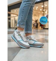 United Colors Of Benetton Beyaz Bağcıklı Memory Foam Unisex Spor Ayakkabı BNI-11133 G