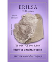 Sertifikalı Açık Ton Ametist Taşı Kütlesi – 286gr Ham Doğal Kristal Dekoratif Taş Parçası (Çok Renkli)