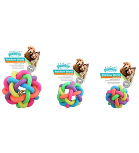 Pawise Rainbow World Örgü Top 6,5 Cm