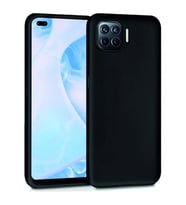 Coverzone Oppo Reno 4 Lite ?le Uyumlu K?l?f Z-Mara Lansman Vieri Tam Koruma Arka Kapak Kamera Koruma �?k?nt?l? P�r�zs�z Y�zey Siyah