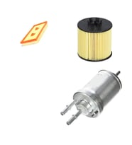 Volkswagen Eos 1.6 FSI Benzinli 2006-2008 3Lü Hava + Yağ F. + Yakıt Filtre