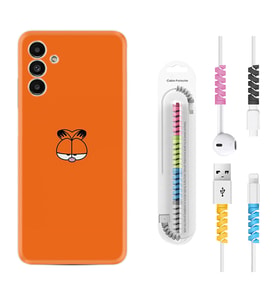 Samsung A23 A31 A32 A50 A51 A52 A53 A70 Kılıf Kablo Koruma Spiral Silikon Garfi 1733