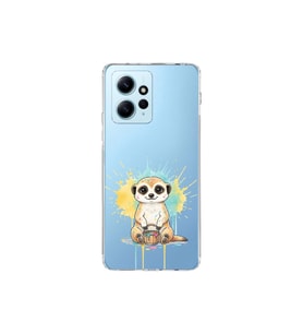 Redmi Note 12 4G ile Uyumlu Splash Mirket Tasarımlı Şeffaf Silikon Kılıf