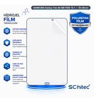 SChitec SAMSUNG Galaxy Tab A6 SM-T580 10.1 Uyumlu Ön Yüzey Nano Şeffaf Hidrojel Ekran Koruyucu