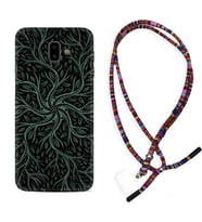 Samsung J6 Plus J7 Prime J7 Pro M20 Kılıf Boyun Asklı Rasta Silikon Sarmaşıklar 1675