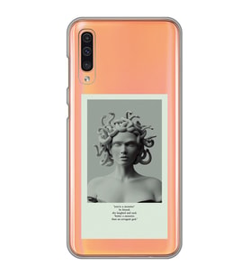 Samsung Galaxy A50 - A30S Uyumlu Medusa Tasarımlı Şeffaf Telefon Kılıfı