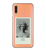 Samsung Galaxy A50 - A30S Uyumlu Medusa Tasarımlı Şeffaf Telefon Kılıfı
