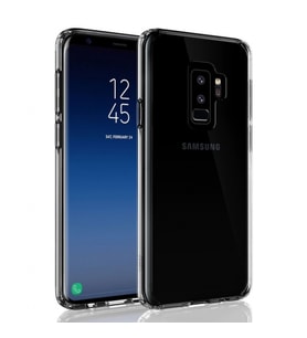 Buff Galaxy S9 Plus ile Uyumlu Air Hybrid Kılıf Smoke Black