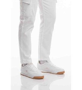Slazenger Beyaz Bağcıklı Kaymaz Taban Erkek Sneaker Band M