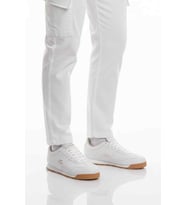 Slazenger Beyaz Bağcıklı Kaymaz Taban Erkek Sneaker Band M