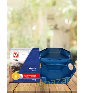 Vebi Murin Pasta 100 gr + Kilitli Yem İstasyonu Seti
