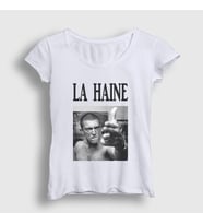 Presmono Kadın Beyaz Vinz Film La Haine T-Shirt 500229tt (Beyaz)