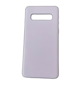 Galaxy S10 ile Uyumlu Cappy Silikon Kılıf Lila