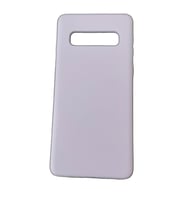 Galaxy S10 ile Uyumlu Cappy Silikon Kılıf Lila