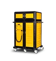 Gastrolley İkili Hastane Tepsi Arabası 100 / 25 (Isıtmalı+Nötr) 101 x 70 x 158 (cm)