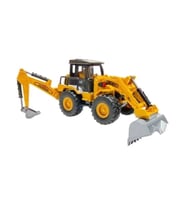 İnşaat İş Makineleri Çift Taraflı Bulldozer Metal Kepçe Oyuncak 30 Cm