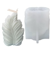 Silikon Mum 3D Geometrik Büyük Boy Yaprak Sabun Beton Ve Taş Tozu Kalıbı