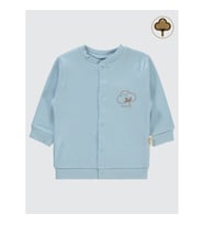 Civil Baby Bebek Organik Hırka 1-12 Ay Mavi (Mavi)