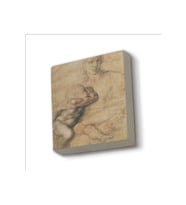 Eskiz çizim (Leonardo Da Vinci) Baskılı Taş Magnet 5X5