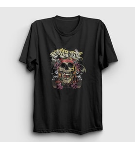 Presmono Unisex Siyah Axl Rose Guns N' Roses T-Shirt 56266tt