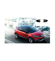 Renault Captur 2013-2019 Uyumlu Batman Parlak Siyah Ayna Kapağı
