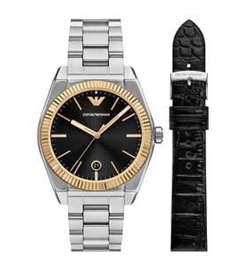 Emporio Armani AR80077SET Erkek Kol Saati ve Yedek Kordon