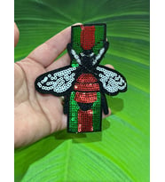 11X10 CM PUL PAYET İŞLEME ARI ARMA YAMA DİKİŞ HOBİ AKSESUARI