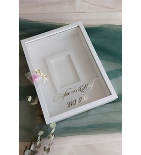 30x40 Cm Ledli Beyaz Gül Anı Çerçevesi! Ledli  Fotoğraf Çerçevesi! Gül Anı Çerçevesi-HKM Ticaret(Fotoğraf Hediye)
