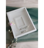 30x40 Cm Ledli Beyaz Gül Anı Çerçevesi! Ledli  Fotoğraf Çerçevesi! Gül Anı Çerçevesi-HKM Ticaret(Fotoğraf Hediye)