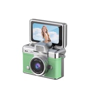 Çeşithane LK-027 Mini Dijital Kamera 1080P Döner Ekran Vlog Kamera-Yeşil