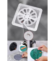 10'lu Süzgeç ve Gider Koku Önleyici Set Silikon Mat Banyo Mutfak Lavabo Koruyucu