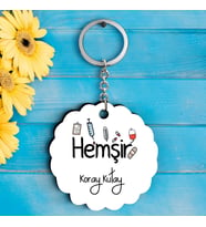 Hemşirlere Özel İsimli Anahtarlık
